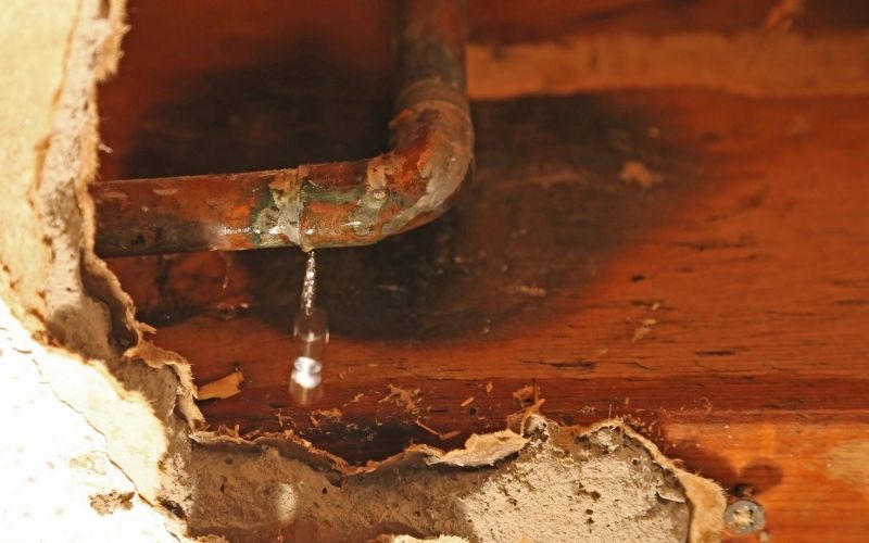 Fuite de toiture et infiltration